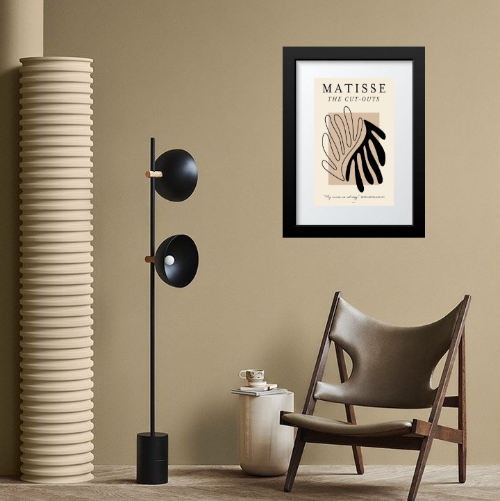 Quadro Matisse Curves - 60x48cm