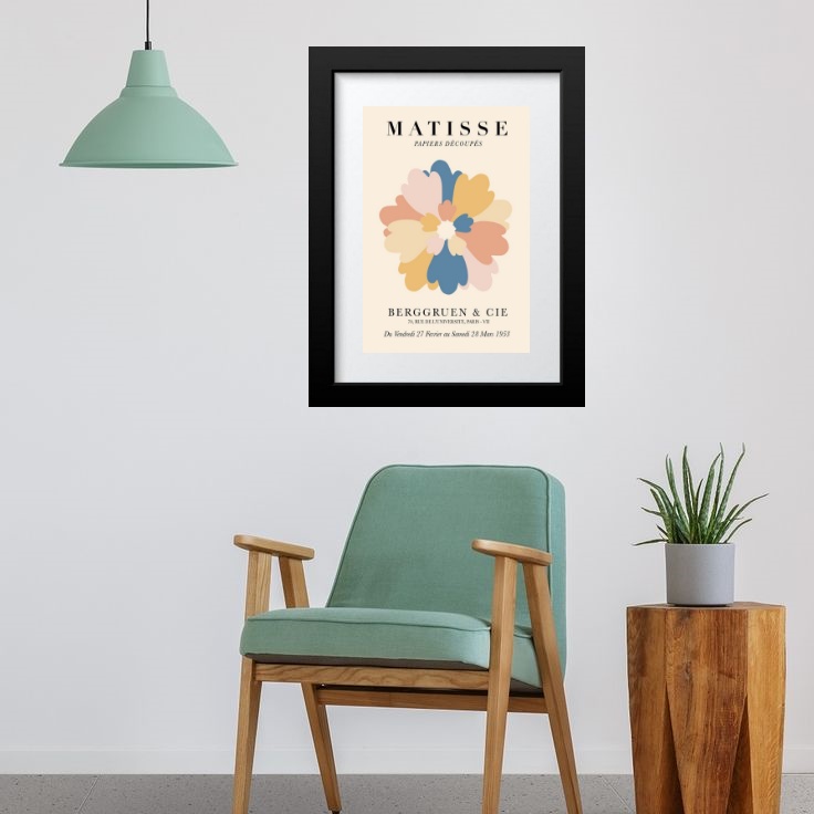 Quadro Matisse Flor - 60x48cm