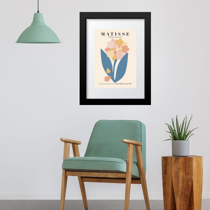 Quadro Matisse Floral - 60x48cm