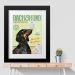 Quadro Para Banheiro Dachshund- 60x48cm