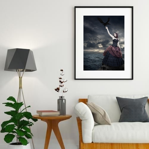 Quadro Pomba Gira Sete Saias - 60x48cm