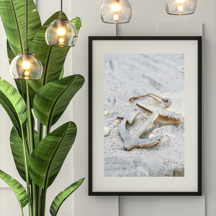 Quadro Praia Âncora - 60x48cm