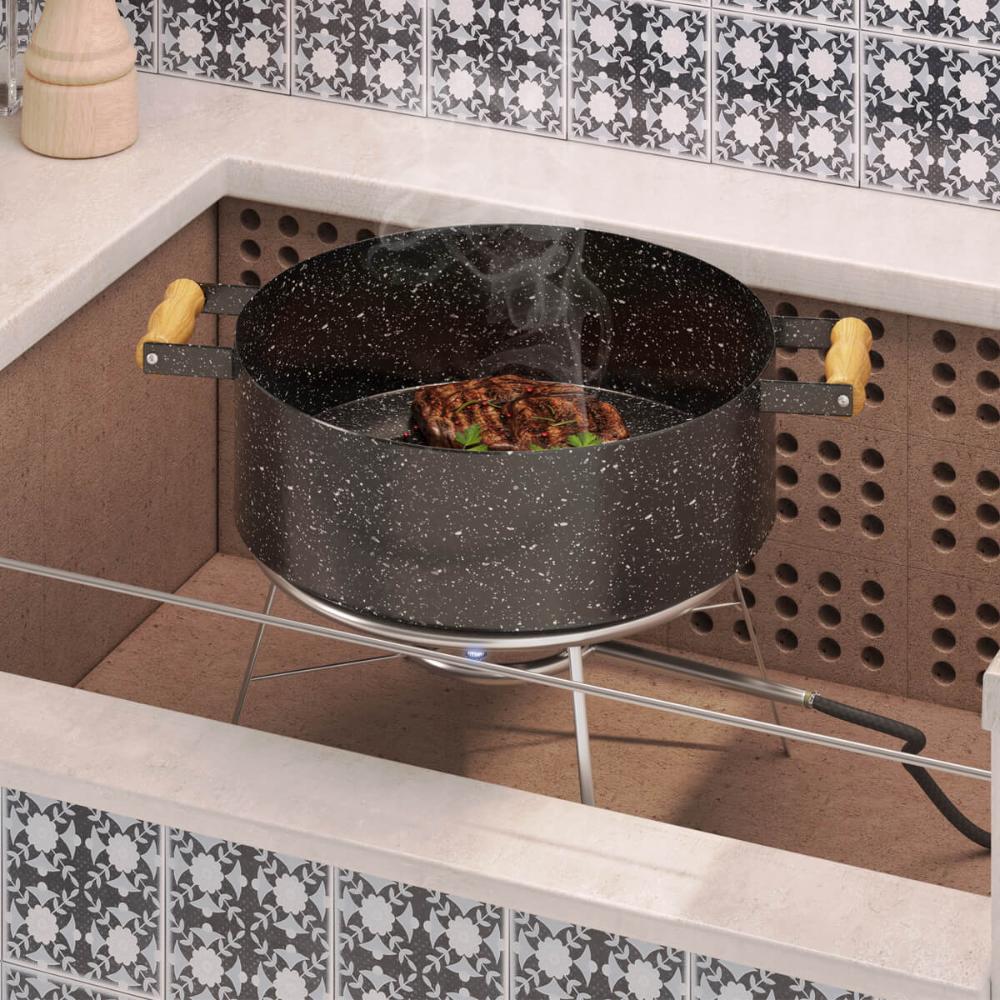 Caçarola Esmaltada 5L Panela para Fogão a Lenha 30cm Fogarei