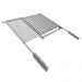 Grelha Inox Para Churrasco Com Coletor de Gordura E Chapa Au