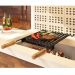 Grelha Para Churrasco Grelha Esmaltada Coletor Gordura Cane Frango