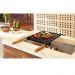 Grelha Para Churrasco Grelha Esmaltada Coletor Gordura Cane Frango