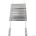 Grelha de Parrilla Argentina para Churrasqueira Inox 34,5cm