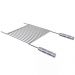 Grelha para Churrasqueira 70x40cm Uruguaia Aço Inox 304 Barr