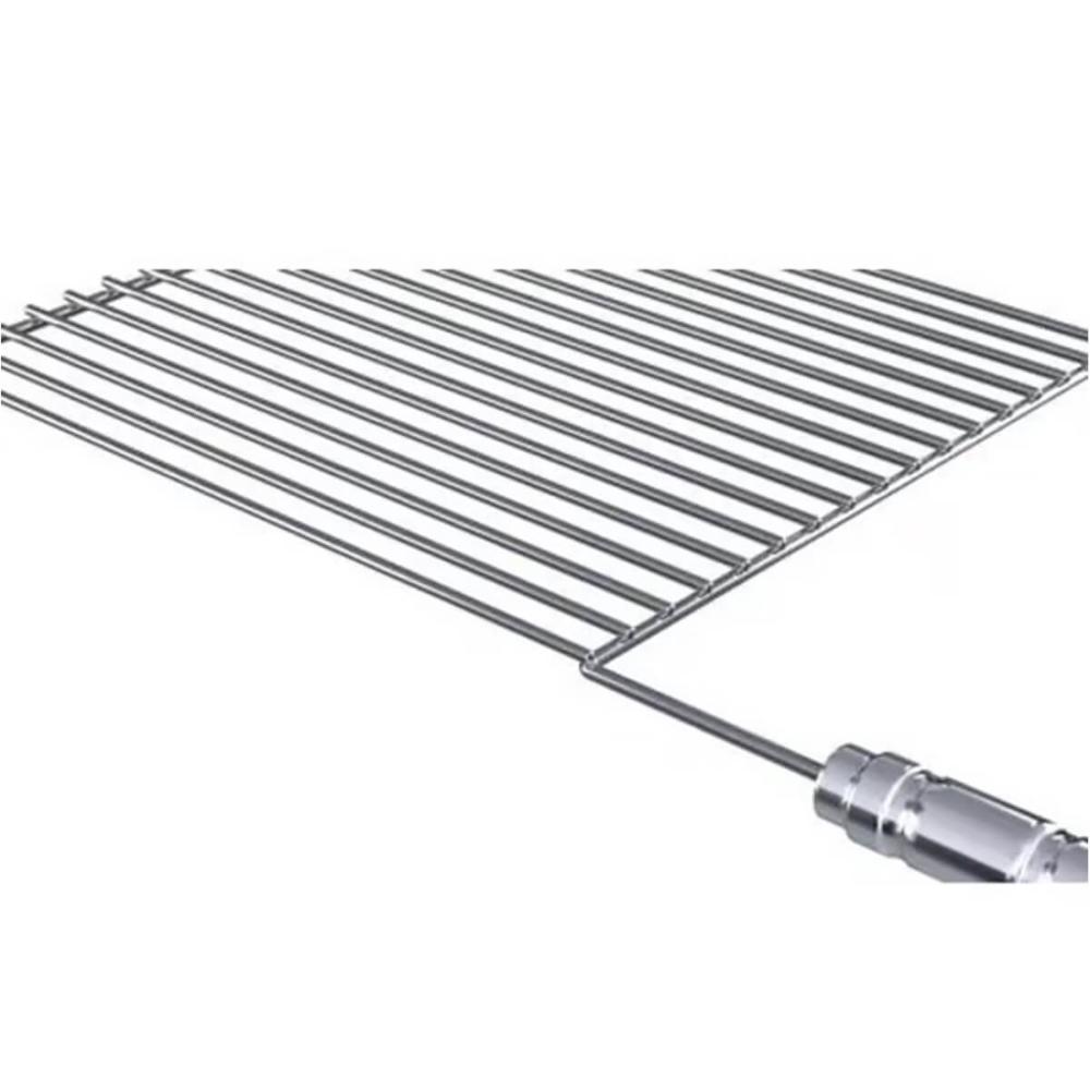 Grelha para Churrasqueira Aço Inox 304 80x50cm Uruguaia Barr