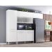 Armário Cozinha Girassol 7 Portas 2gav Pés Reguláveis  Branco