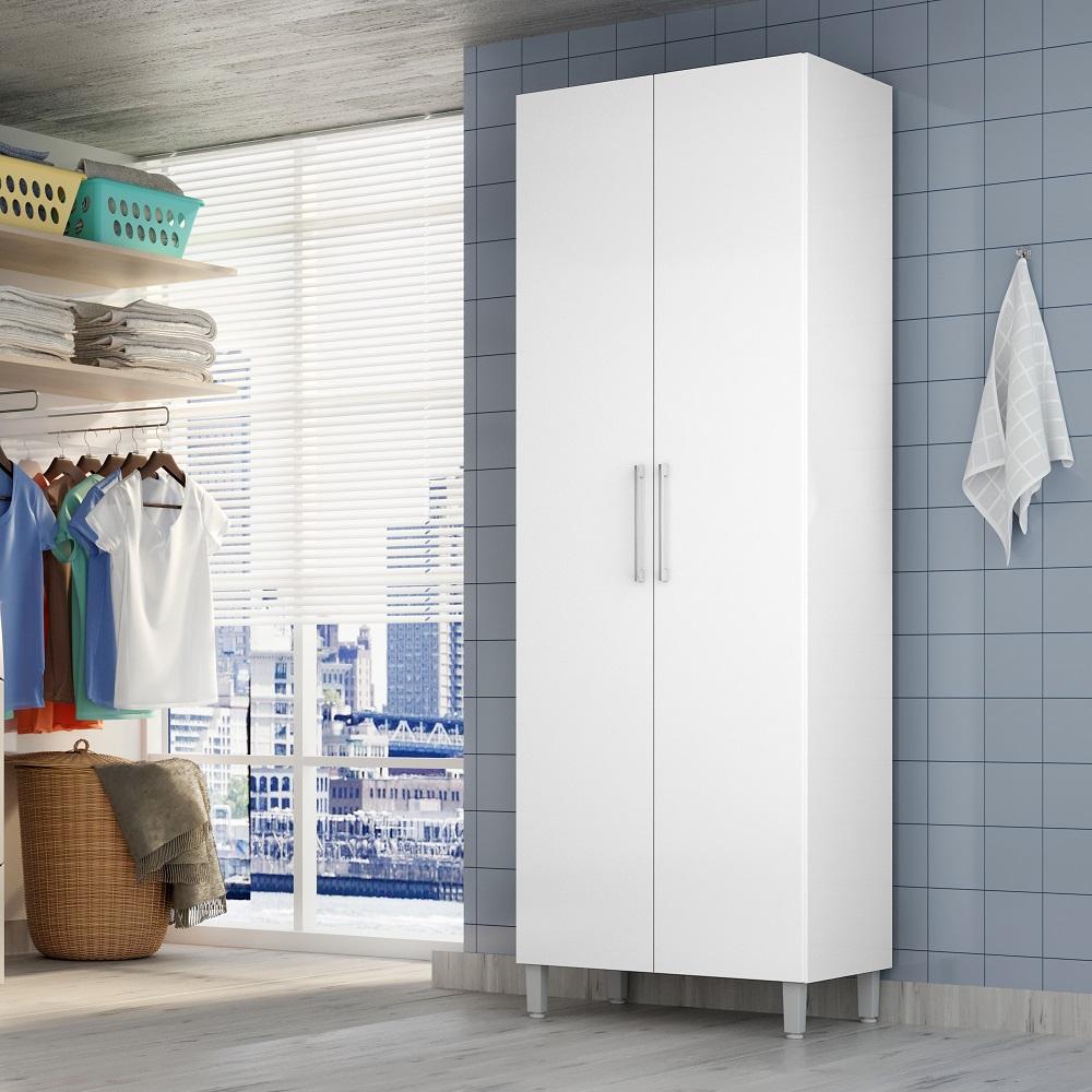 Armario Lavanderia Melissa 2 Pts 2,24m  Branco