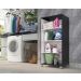 Armario Lavanderia Michele 2 Pts 1,10m Com Rodinhas  Onix