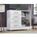 Comoda Gisele 4 Gavs 2 Portas  Branco