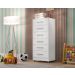 Comoda Infantil Helena 6 Gav  Branco