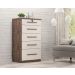 Comoda Lara 5.gav  Chocolate/off White