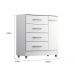 Comoda Laura 4 Gavs 1 Porta  Branco