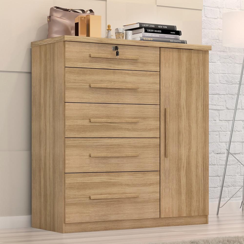 Comoda Livia 5.gav 1 Porta  Teka Madrid