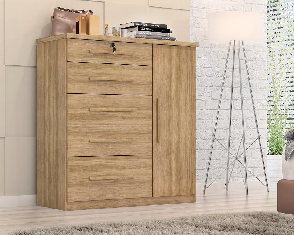 Comoda Livia 5.gav 1 Porta  Teka Madrid