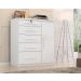 Comoda Livia 5.gav. 1 Porta  Branco