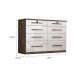 Comoda Monza 8 Gav  Chocolate/off White