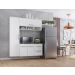 Cozinha Compacta Lua 4 Portas 2gav  Branco