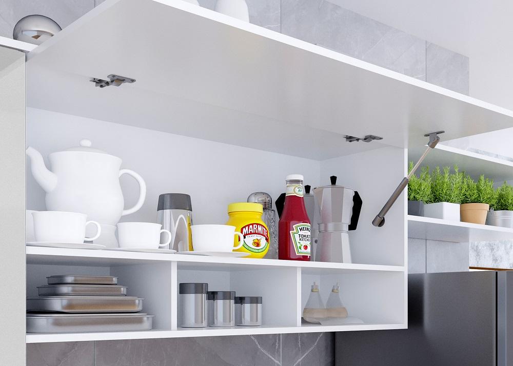 Cozinha Compacta Lua 4 Portas 2gav  Branco