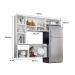 Cozinha Compacta Sol 5 Portas 1 Gav  Branco