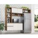 Cozinha Compacta Sol 5 Portas 1 Gav  Castanho/off White