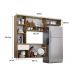 Cozinha Compacta Sol 5 Portas 1 Gav  Castanho/off White