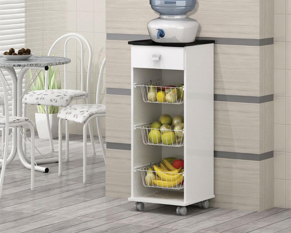 Fruteira Talita  1 Gav.  Branco Tampo Pto