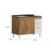 Gabinete De Pia Gemeos 1,20m  Castanho/off White
