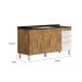 Gabinete De Pia Gemeos 1,50m  Castanho/off White