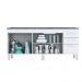 Gabinete De Pia Gemeos 1,80m  Branco