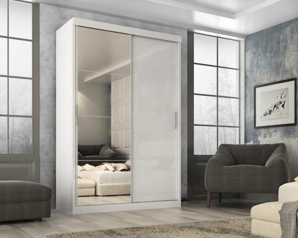 Guarda Roupa  Roma 2 Portas Corre 2gav C/ Esp  Branco