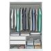 Guarda Roupa  Roma 2 Portas Corre 2gav C/ Esp  Branco