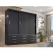 Guarda Roupa Casal Capri 3 Portas Correr 9 Gav  Onix