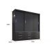 Guarda Roupa Casal Capri 3 Portas Correr 9 Gav  Onix