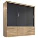 Guarda Roupa Casal Capri 3 Portas Correr 9 Gav  Teka/onix