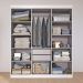 Guarda Roupa Casal Lisboa 6 Portas 2 Gav  Com Pés  Branco