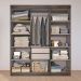 Guarda Roupa Casal Lisboa 6 Portas 2 Gav  Com Pés  Chocolate/off White
