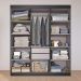 Guarda Roupa Casal Lisboa 6 Portas 2 Gav  Com Pés  Onix