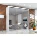 Guarda Roupa Casal Paris  2gav C/esp Nas 3pts Corre  Branco