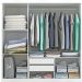 Guarda Roupa Casal Paris  2gav C/esp Nas 3pts Corre  Branco