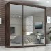 Guarda Roupa Casal Paris  2gav C/esp Nas 3pts Corre  Chocolate