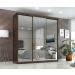 Guarda Roupa Casal Paris  2gav C/esp Nas 3pts Corre  Chocolate