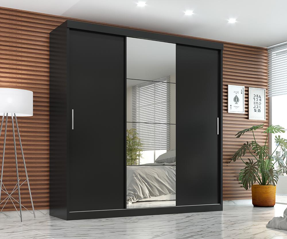 Guarda Roupa Casal Paris 3 Pts Corre 2gav C/ Esp  Onix