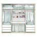 Guarda Roupa Casal Sevilha 3 Portas  Correr 6 Gav.  Branco