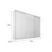 Guarda Roupa Casal Sevilha 3 Portas  Correr 6 Gav.  Branco