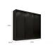 Guarda Roupa Casal Sevilha 3 Portas  Correr 6 Gav.  Onix