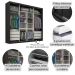 Guarda Roupa Casal Sevilha 3 Portas  Correr 6 Gav.  Onix